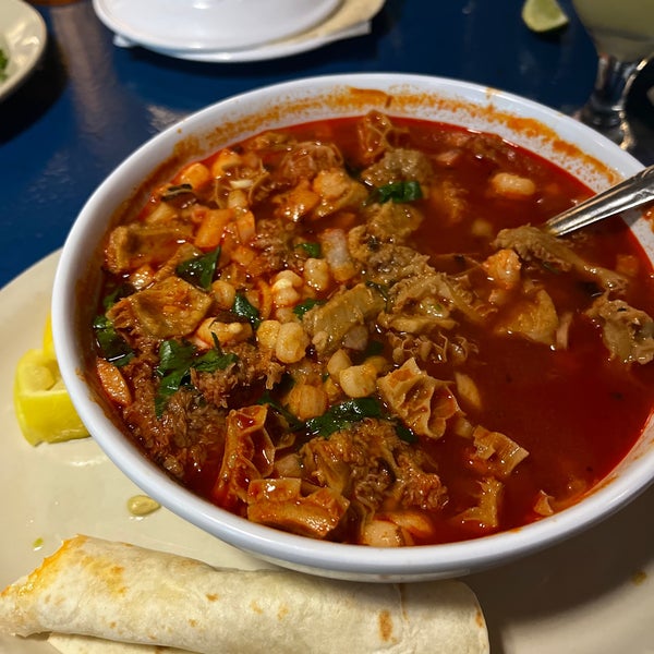 i always order a marg & menudo. best menudo i've had in dallas so far. the tortillas are too doughy, leave them bitches on the comal a little longer next time please. otherwise, lovely meal!