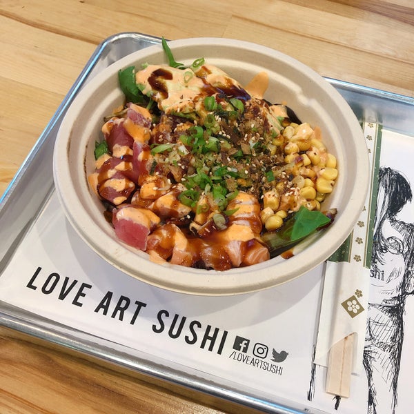 8/2/2019에 Jenny W.님이 Love Art Sushi에서 찍은 사진