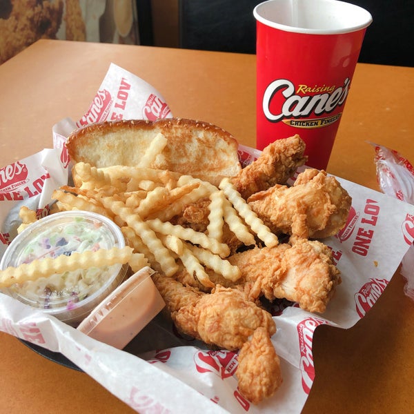 Photo taken at Raising Cane&#39;s Chicken Fingers by Jenny W. on 9/10/2019