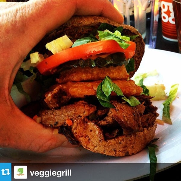 Photo taken at Veggie Grill by Megan F. on 5/28/2014