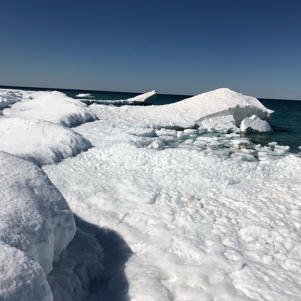 Photo taken at New Presque Isle Lighthouse by Joshua Y. on 3/23/2019