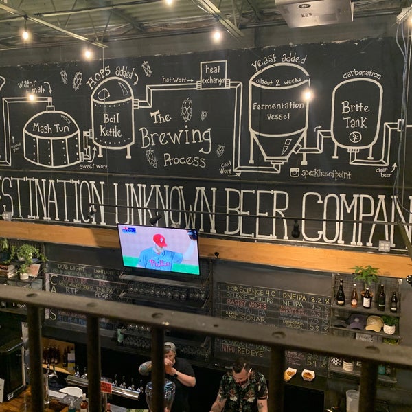 Photo taken at Destination Unknown Beer Company by Steph O. on 4/15/2021