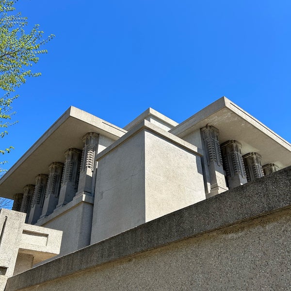 Photo taken at Frank Lloyd Wright&#39;s Unity Temple by Wm B. on 4/13/2024