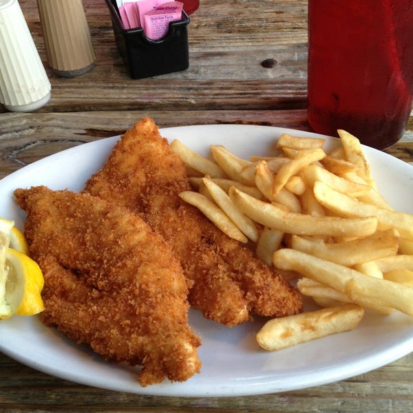Photo taken at Castaways Seafood and Grill by Marilyn M. on 4/1/2013