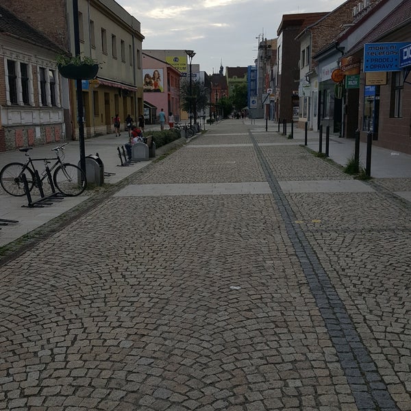 Photo taken at Pěší zóna Hodonín by Robin on 5/30/2017