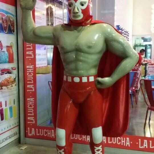 Photo taken at La Lucha Taquería by Barbara D. on 7/12/2015