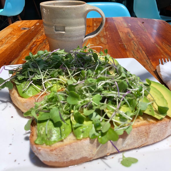 Avocado toast with truffle oil is... interesting? Also, I wouldn’t say this place is exactly cheap.