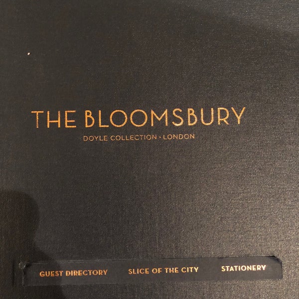 Das Foto wurde bei The Bloomsbury Hotel von Ko-Z Y. am 10/20/2018 aufgenommen