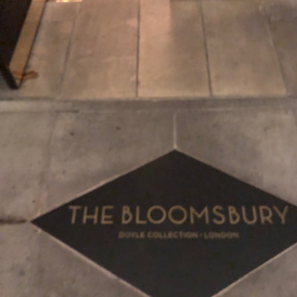Снимок сделан в The Bloomsbury Hotel пользователем Ko-Z Y. 10/24/2018