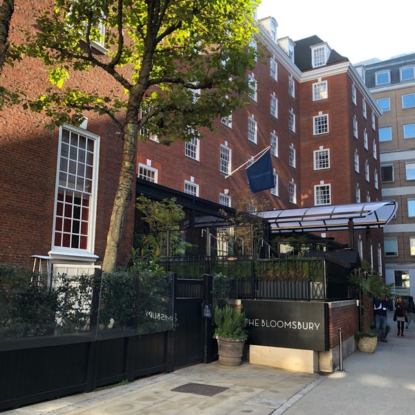Photo taken at The Bloomsbury Hotel by Ko-Z Y. on 10/21/2018
