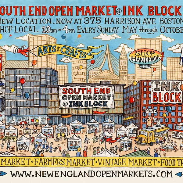 South End Open Market Ink Block South End Boston, MA