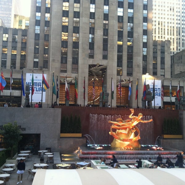 Photo taken at Rockefeller Center by Tiffany C. on 5/6/2013