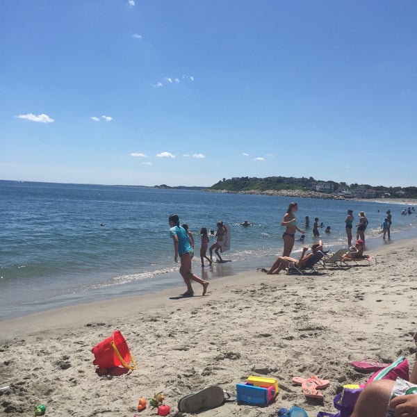 Photo taken at Peggotty Beach by Jessica H. on 8/2/2015