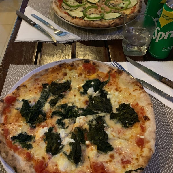 Really good pizza! Thin crust and delicious toppings. Especially, the homemade ricotta is very tasty.