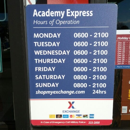 usafa shoppette hours