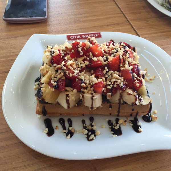 Photo taken at WAFFLE by Simge G. on 10/7/2015