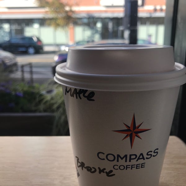 Photo taken at Compass Coffee by Brooke H. on 11/11/2017