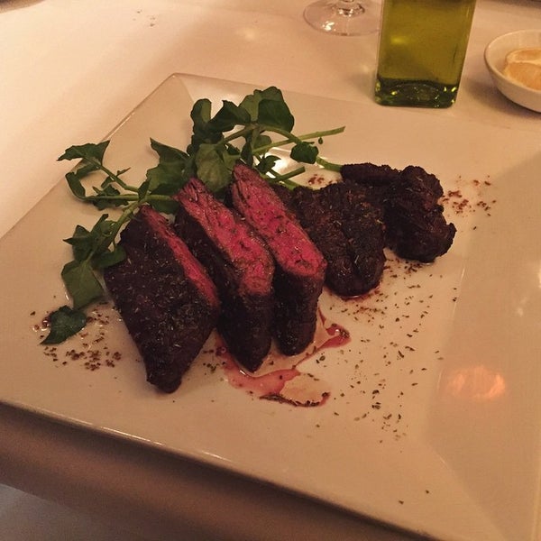Photo taken at Christos Steakhouse by Mike C. on 11/16/2014