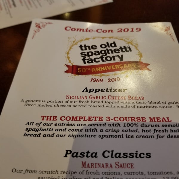 Photo taken at The Old Spaghetti Factory by Oliver C. on 7/18/2019
