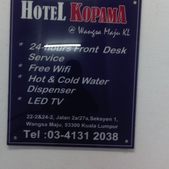 Hotel Kopama Wangsa Maju Kl Hotel In Wardieburn Camp