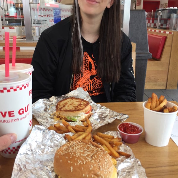 Photo taken at Five Guys by Julien P. on 7/27/2017