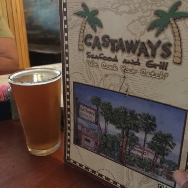 Photo taken at Castaways Seafood and Grill by Adam D. on 4/29/2016