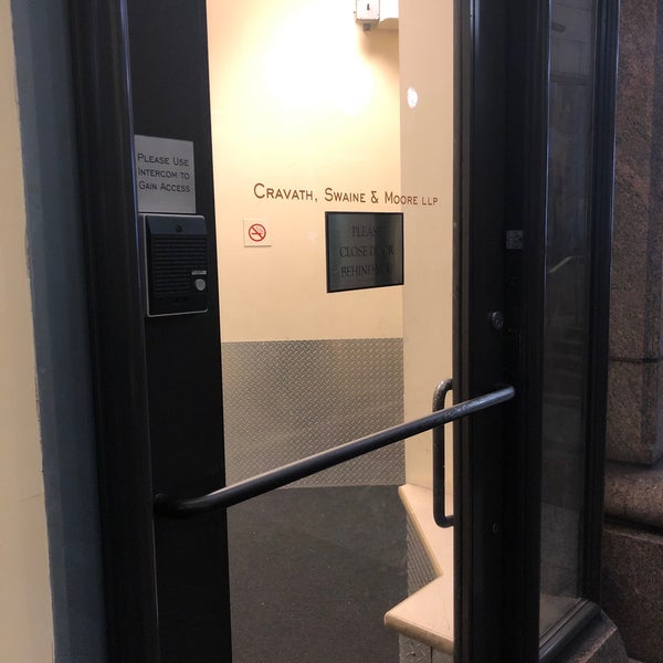 Photos at Cravath, Swaine & Moore LLP Office in New York
