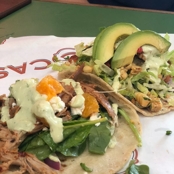 Great casual lunch option! Among the freshest, healthiest-feeling tacos I’ve had! My favorites were salmon and duck, which were both really, really good.