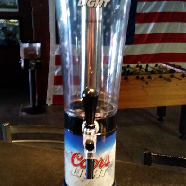 These Rockets are AWESOME!  100 ounces of ICE COLD BEER brought right to your table! Great food and drink specials going on everyday with an incredible & friendly staff! 15 TV's! WOW!!