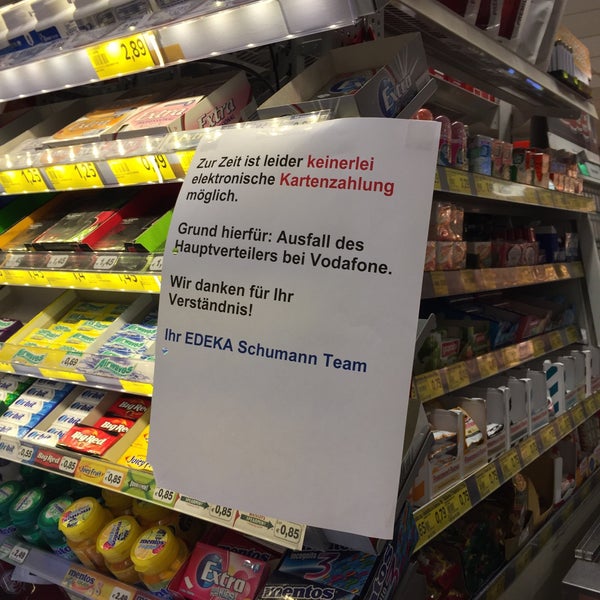 Photo taken at EDEKA Müller by Christian H. on 1/17/2015