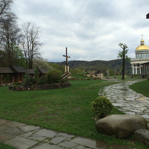 Photo taken at Гошівський монастир by Victoria P. on 4/14/2016