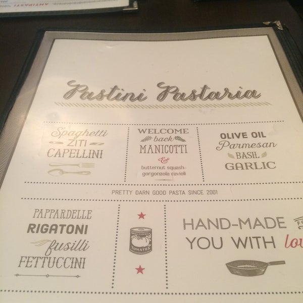 Pastini Pastaria 12 tips