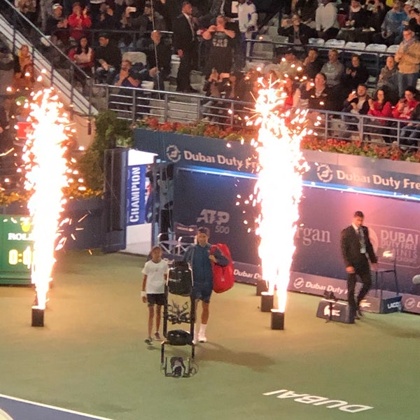 3/2/2019 tarihinde Linaziyaretçi tarafından Dubai Duty Free Dubai Tennis Championships'de çekilen fotoğraf