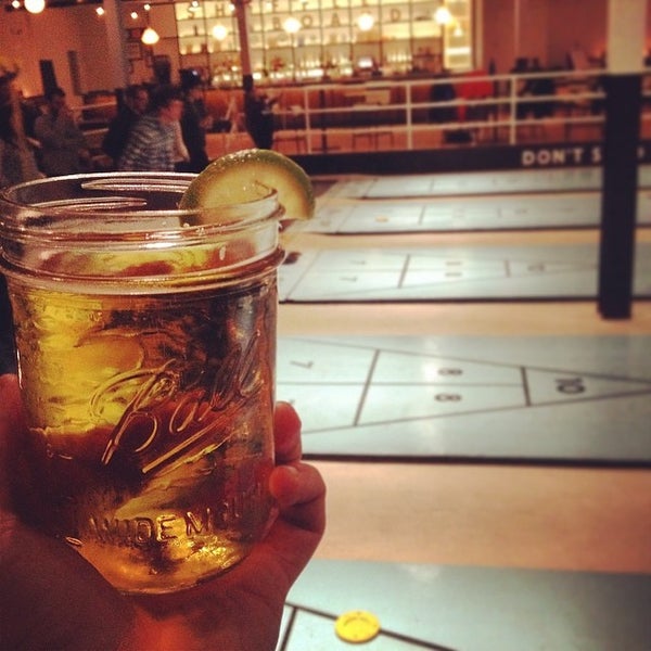 Photo taken at The Royal Palms Shuffleboard Club by Brian H. on 3/19/2014