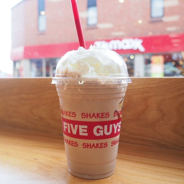 Photo taken at Five Guys by Charley E. on 5/5/2016