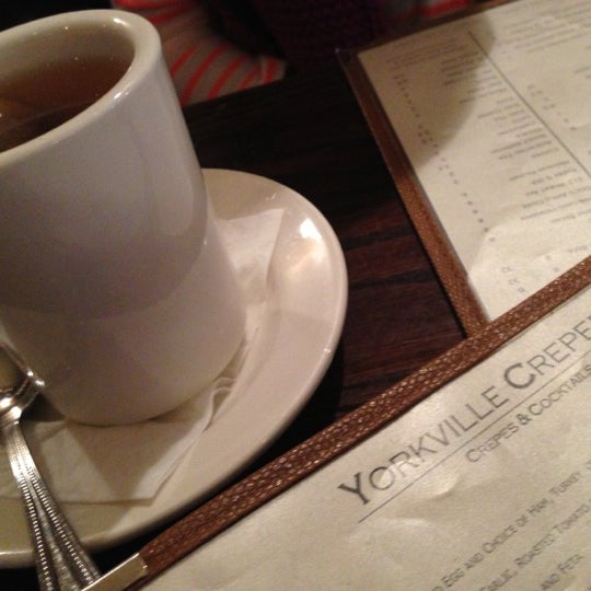 Photo taken at Yorkville Creperie by Christian S. on 12/22/2012