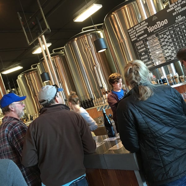 Photo taken at HooDoo Brewing Co. by Andrew C. on 3/2/2016