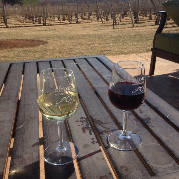 Photo taken at Afton Mountain Vineyards by Barry L. on 2/8/2015