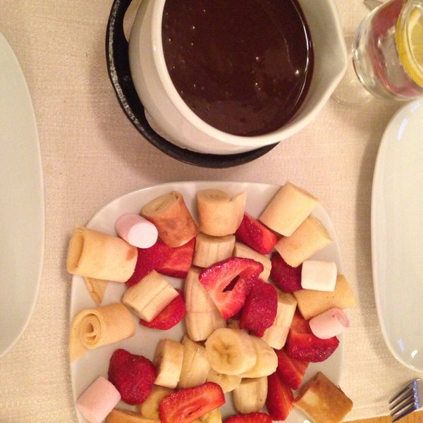 Photo taken at Crépe &amp; Fondue by hande y. on 2/13/2015