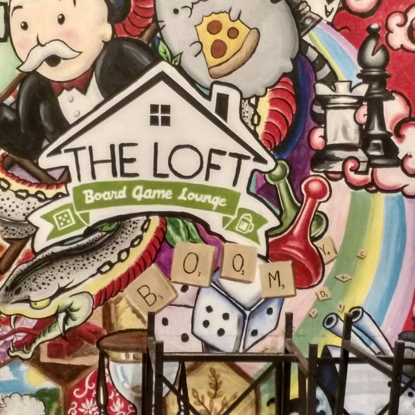 รูปภาพถ่ายที่ The Loft Board Game Lounge โดย Andreia N. เมื่อ 3/17/2018