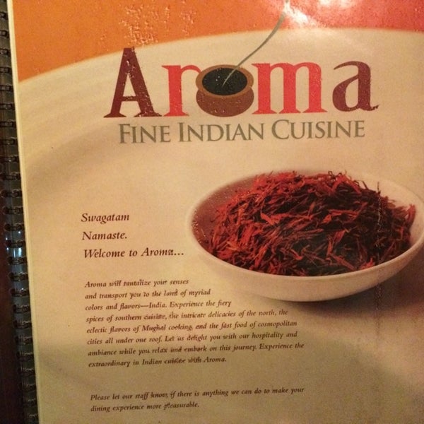 Снимок сделан в Aroma Indian Cuisine пользователем Cynthia C. 11/29/2014