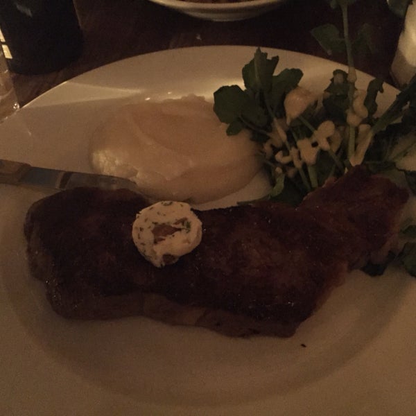 Strip steak was perfection. Seared foie gras as well.