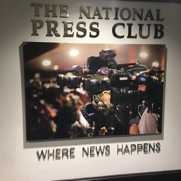 Photo taken at The National Press Club by جوهرة on 2/1/2018