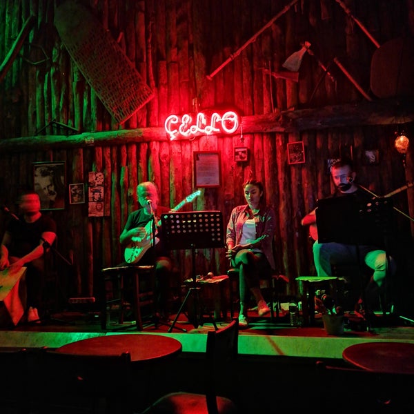 Photo taken at Çello Cafe &amp; Bar by EmRe on 10/1/2019