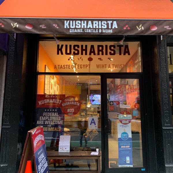 Photo taken at Kusharista - Grains, Lentils &amp; More by Jin T. on 1/29/2019