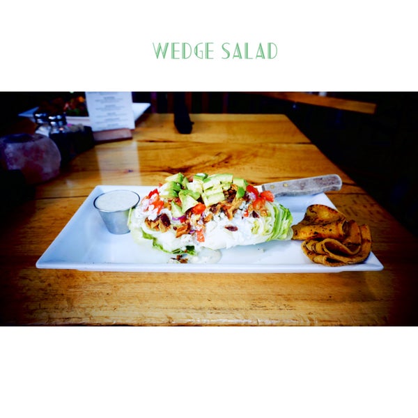 Monday wine and dine specials will help end your Monday night on a good note! Notes of wine that is! Our fav pairing is white wine with our wedge salad dish.