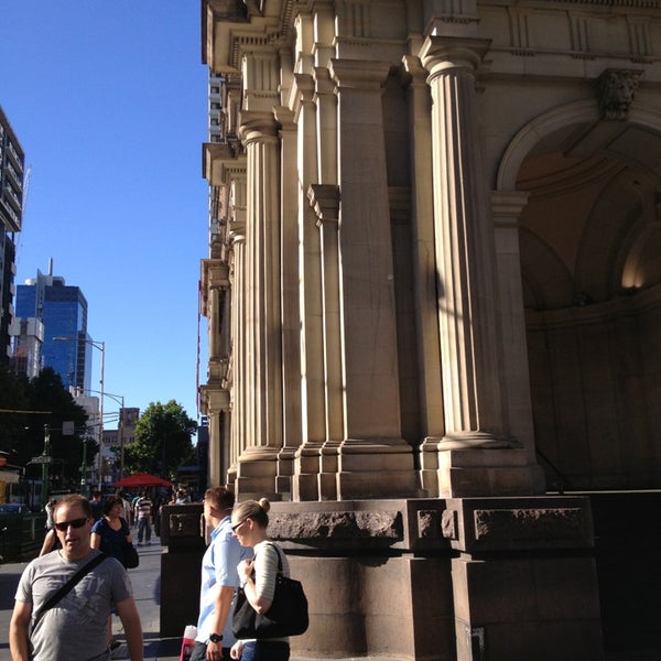 Photo taken at Melbourne&#39;s GPO by Owen H. on 12/30/2012