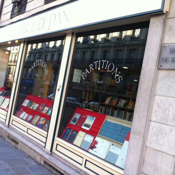 La Flute de Pan Magasin de musique à Paris
