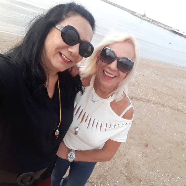 Photo taken at Fusha Beach by Özümmm 💃 on 10/18/2019