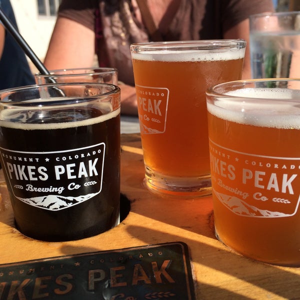 Photo taken at Pikes Peak Brewing Company by Kate B. on 7/2/2015